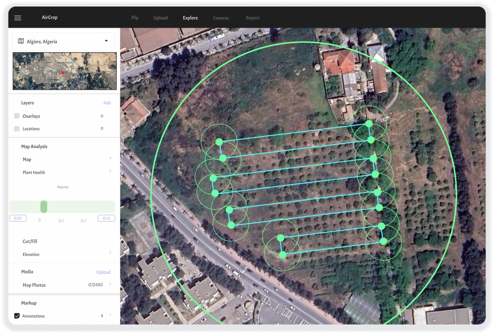 AirCrop Dashboard Interface